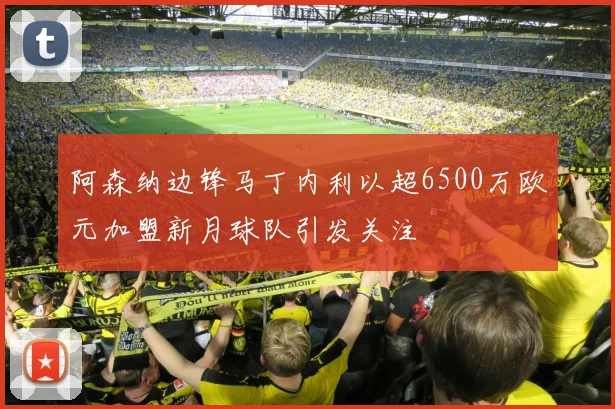 阿森纳边锋马丁内利以超6500万欧元加盟新月球队引发关注